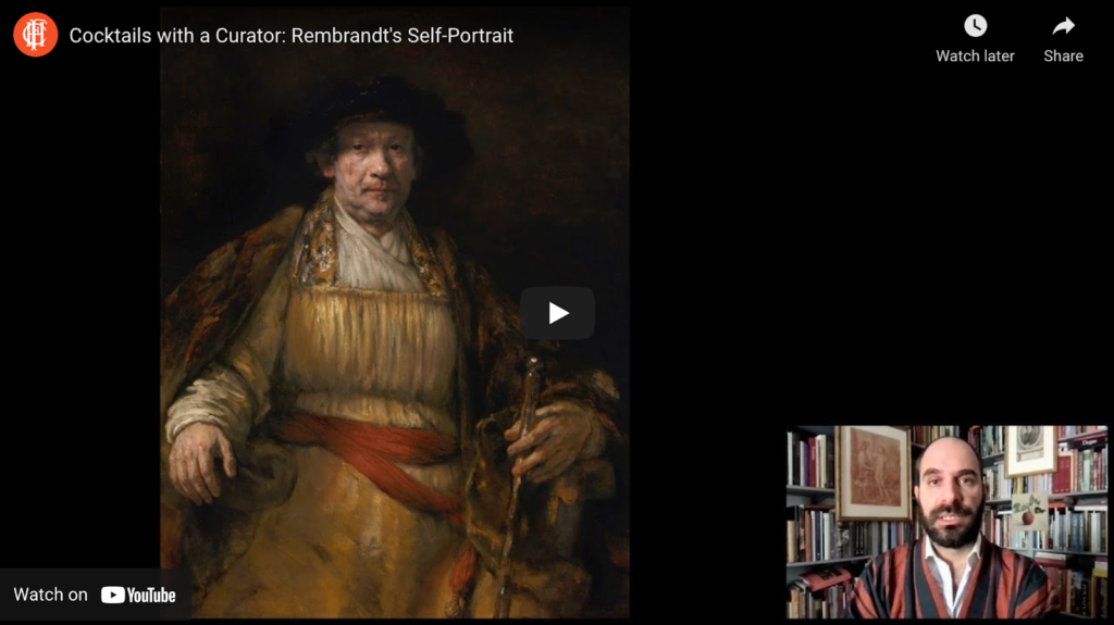 Cocktails with a curator Rembrandt's Self-Portrait