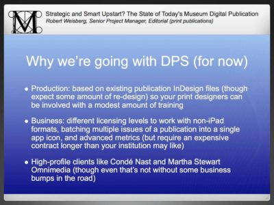 image for resource Strategic and Smart Upstart? The State of Today’s Museum Digital Publication