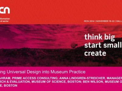 image for resource Weaving Universal Design into Museum Practice