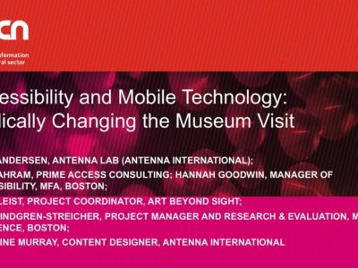 image for resource Accessibility and Mobile Technology: Radically Changing the Museum Visit