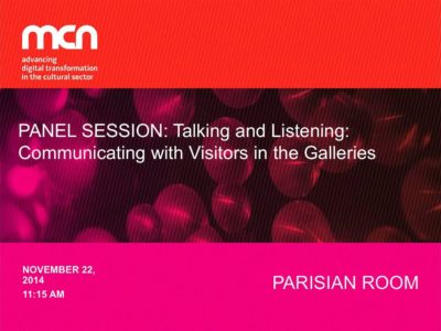 image for resource Talking and Listening: Communicating with Visitors in the Galleries