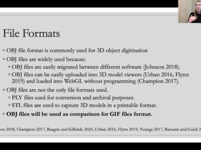 image for resource OBJ vs. GIF: An Comparative Analysis of Expensive and Accessibility in Cultural Heritage Digitiz…